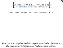 Tablet Screenshot of northwestwomen.com